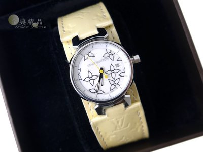 Louis Vuitton LV Q121C 路易威登 經典老花 原花 壓紋 石英錶