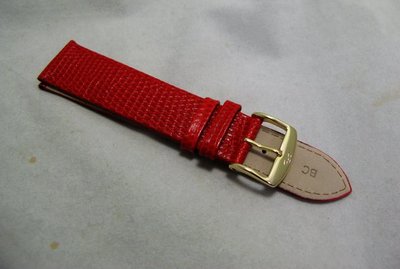 ZRC 法國進口第一品牌蜥蜴壓紋精緻小格紋暗玫瑰紅色錶帶 20x18 18x16mm【神梭鐘錶】
