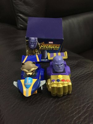 全部完售! 薩諾斯 火箭浣熊 復仇者聯盟無限之戰 漫威英雄迴力車 全家 Thanos Avengers Raccoon
