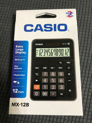 卡西歐CASIO桌上型計算機/12位元/MX-12B