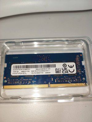 [便宜賣] RAMAXEL 8GB 1RX16 PC4-3200AA/DDR4-3200/DDR4 8G 筆電用記憶體
