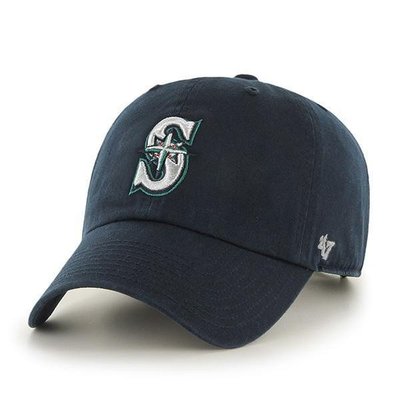 【PD帽饰】47 Brand MLB 西雅圖水手 '47 CLEAN UP 軟版 可調 金屬環扣 彎帽 老帽