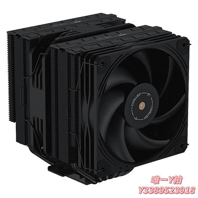 散熱器coolleo酷里奧P60T黑色性能版風冷CPU散熱器回流焊28MM厚風壓風扇散熱片