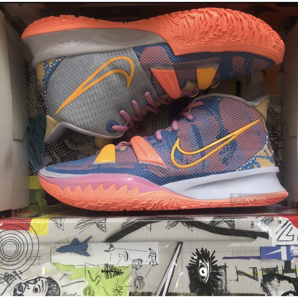 美品】NIKE KYRIE 7 EP “Hendrix” 27 ほぼ新品 digiescola.com.br