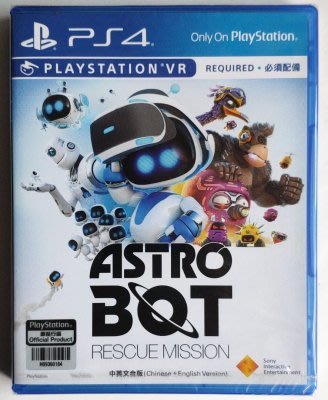 窩美 PS4 VR遊戲 太空宇宙機器人 救援行動 ASTRO BOT 中文