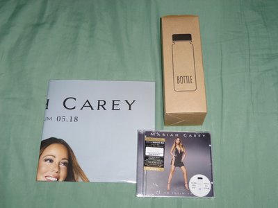 全新未拆-瑪麗亞凱莉Mariah Carey-真愛永恆冠軍精選新歌#1 to Infinity韓版+海報+隨身瓶