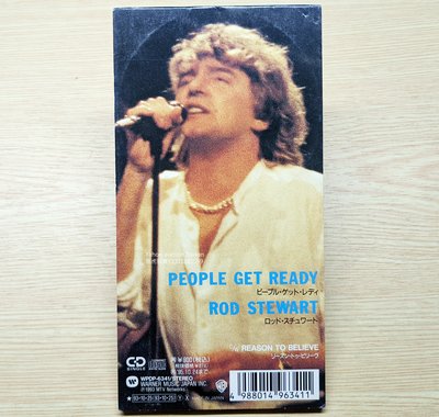 日版8cm單曲CD！已絕版 Rod Stewart 洛史都華 People Get Ready (WPDP-6341)