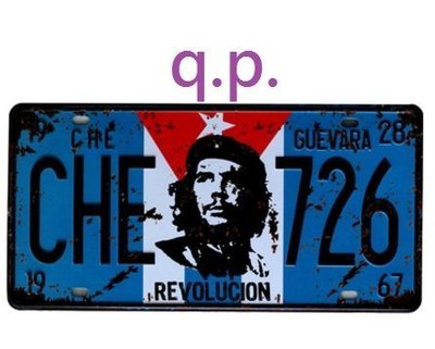 Che Guevara 切·格瓦拉 牌子立體凹凸印刷 車牌 版畫 復古做舊 鐵皮畫 牆壁裝飾 工業風酒吧咖啡館餐廳