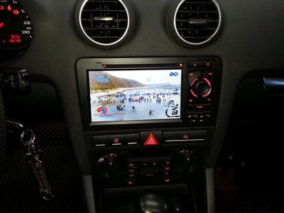 奧迪 AUDI A3原廠型專用主機 觸控螢幕 GPS 數位電視 藍芽 USB  .