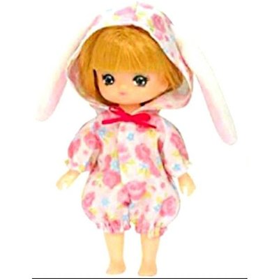 莉卡娃娃衣服 licca 娃娃衣服 小莉卡 莉卡妹妹 可愛兔子花朵連衣裝《有尾巴款》/娃10公分高可穿/莉卡正版 散貨/