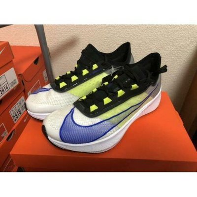 【正品】Nike Zoom Fly 3 白藍黃 慢跑 AT8240-104潮鞋