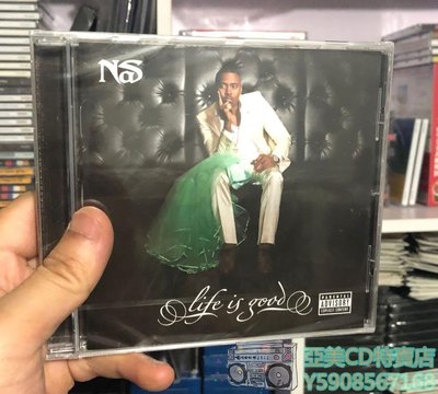 亞美CD特賣店 在途 CD 車載 說唱 Nas  Life is Good 正版全新未拆