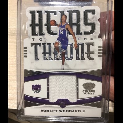 2020 crown royale Heirs to the throne Robert Woodard ll RC jersey