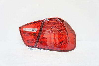 ~~ADT.車燈.車材~~BMW E90 前期改後期 仿09年樣式  全紅光柱尾燈+LED方向燈一組7500