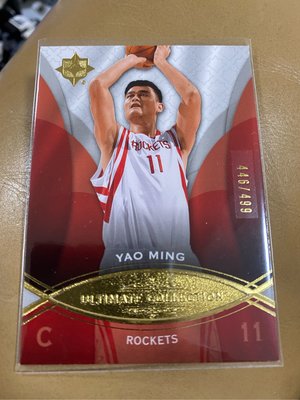 P 2008-09 Yao Ming UD ULTIMATE COLLECTION /499 ROCKETS 火箭姚明限量卡