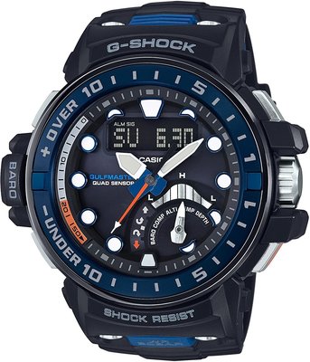 日本正版 CASIO 卡西歐 G-Shock GWN-Q1000-1AJF 手錶 男錶 電波錶 太陽能充電 日本代購