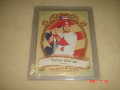 美國職棒 Cardinals Yadier Molina 2009 Topps Allen & Ginter 球員卡