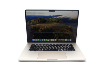 【台中青蘋果】MacBook Air 15吋 Retina M2 24G 1TB 2023 星光色 8C10G #87854
