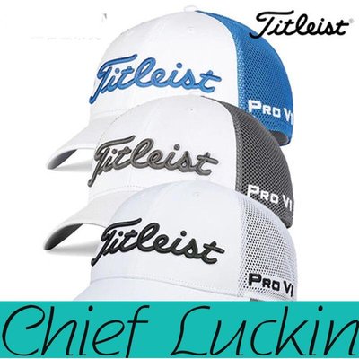瑞幸首席賣場-新款正品Titleist高爾夫球帽golf男士網眼透氣鴨舌帽運動休閒帽子-百貨城