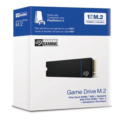 PS5周邊擴充用 Seagate Game Drive M.2 SSD固態硬碟 含散熱片 1TB【 板橋魔力】