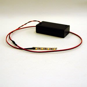 【袖珍屋】3V電池盒LED照明條(4燈) (E0203A0018)