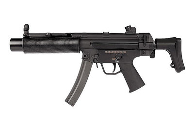 台南 武星級 BOLT MP5 SD6 SHORTY 衝鋒槍 短滅音管版 EBB AEG 電動槍 黑 獨家重槌系統