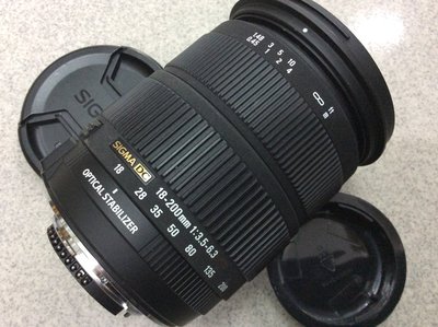 [保固一年] [高雄明豐]  Sigma 18-200mm f3.5-6.3 DC OS HSM for Nikon