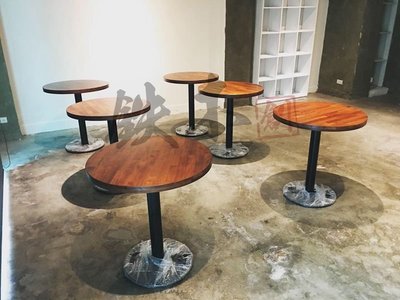 【鐵木創】橡膠木 圓桌  2尺 2尺半 3尺  實木  營業用  訂製 客製  餐桌  桌椅 餐桌椅組