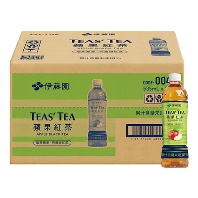 【小如的店】COSTCO好市多線上代購~ITO-EN 伊藤園 蘋果紅茶(530mlX24瓶)寶特瓶 125247