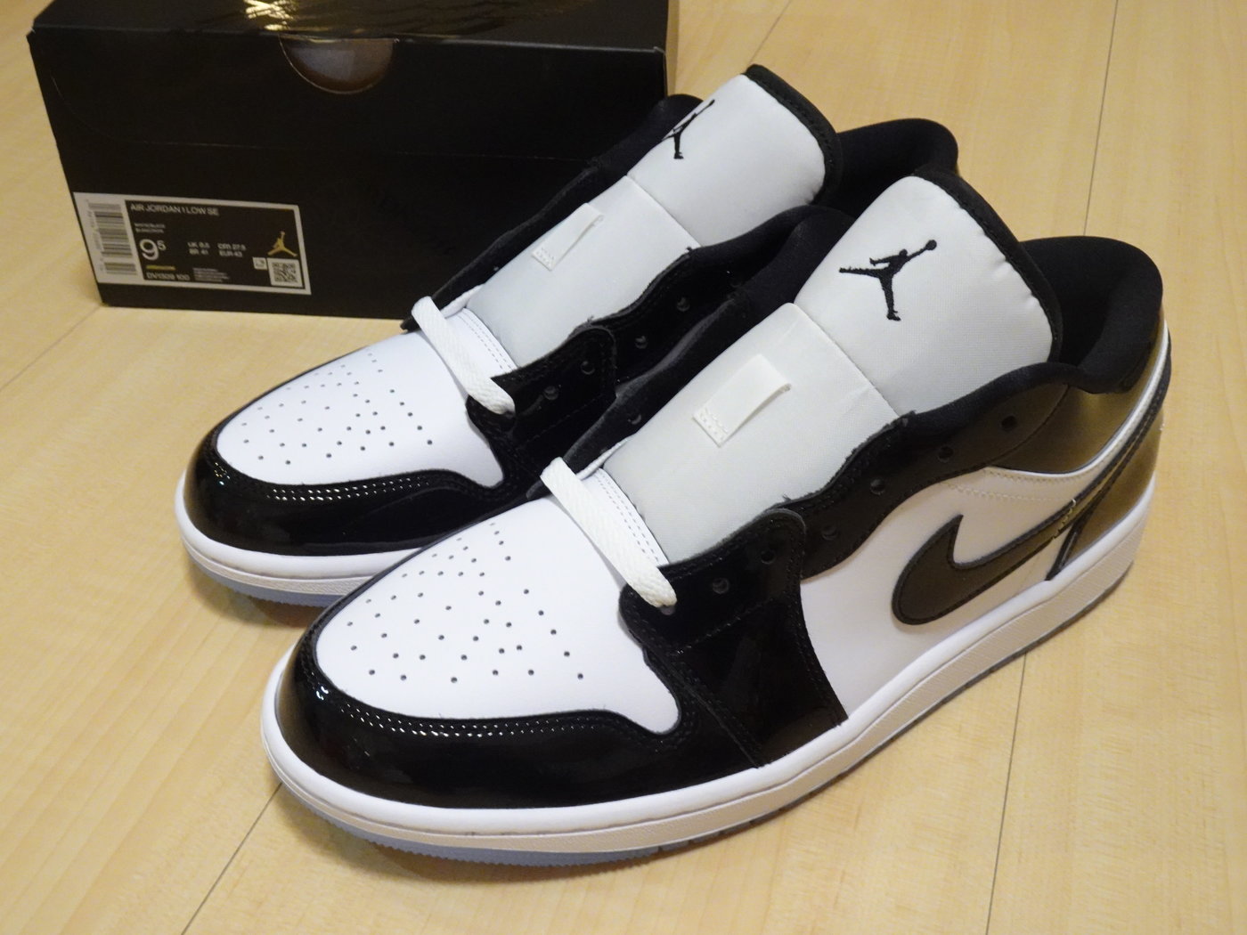 Nike Air Jordan 1 Low SE CONCORD康扣冰底黑白熊貓漆皮喬丹一代AJ1