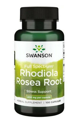 【美國原裝現貨】Swanson Rhodiola Rosea Root紅景天 400mg 100顆膠囊