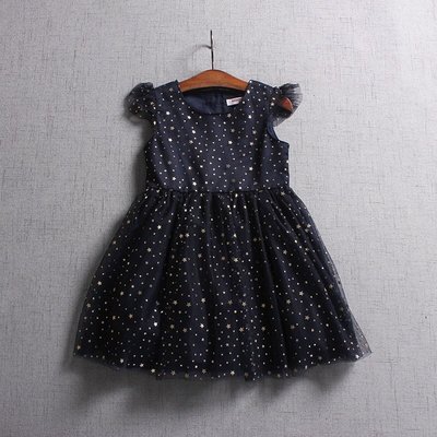 【Mr. Soar】 E118 夏季新款 歐美style童裝女童星星背心裙洋裝 現貨