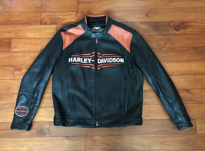 HARLEY-DAVIDSON  哈雷  騎士皮衣 黑色  L號