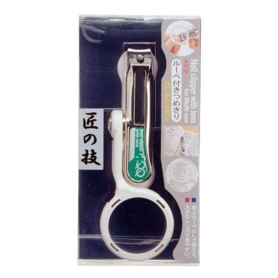 ☆薇菈日本精品☆G-1004 日本 Green Bell 匠の技 匠之技 放大鏡指甲剪(附收納袋)