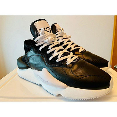 【小明潮鞋】Adidas Y-3 Kaiwa 皮革 黑色 白色 山本耀司 貝克漢耐吉 愛迪達