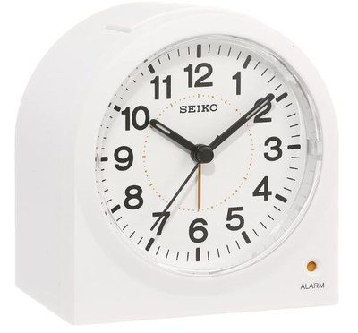 16884c 日本進口 好品質 限量品 真品 SEIKO 精工 好質感 白色 有燈光房間床頭櫃桌上鬧鐘時鐘鐘錶送禮禮品