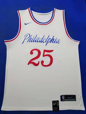 班·西蒙斯(Ben Simmons) NBA費城76人隊 球衣 25號 城市版