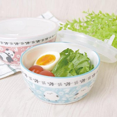 保鮮盒 SHINACASA 附蓋保鮮盒 保鮮碗 飯碗 陶瓷碗 動物碗 兩尺寸可選