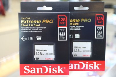 【日產旗艦】SanDisk Extreme 128G CFast  CF 128GB 525mb 群光公司貨
