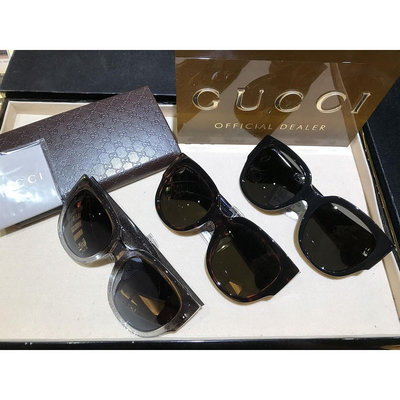 GUCCI GG3836復古貓眼粗框太陽眼鏡*