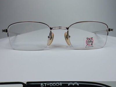 信義計劃 眼鏡 Jean Paul Gaultier 57-0004 日本製 光學眼鏡 半框下無框 Eyeglasses