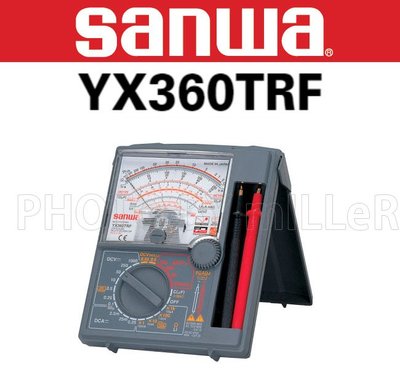 【含稅-可統編】日本 SANWA YX-360TRF/YX360TRF 吊線式高感度指針電錶 防震型