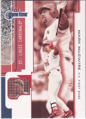 2001 Fleer Game Time #64 Mark McGwire