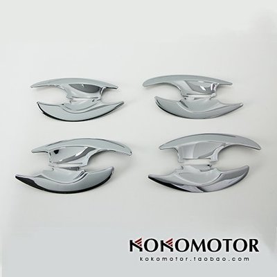 特賣-2012-Hyundai現代 Elantra MD改裝門把手防刮貼汽車內飾改裝飾品