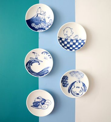 日本 史努比 和風 小盤 陶瓷醬油碟醬料碟筷架湯匙架沾醬碟茶包碟盤子 盤Snoopy 生日禮物
