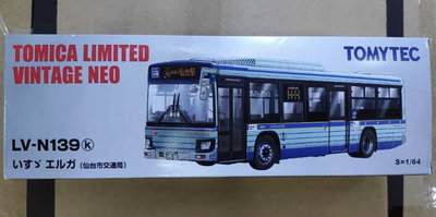TOMYTEC LV-N139K Isuzu eruga 仙台市交通局巴士 Tomica