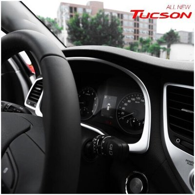 【熱賣精選】現代 Hyundai 15-19 TUCSON 碳纖維 儀表板裝飾框 中控導航框 內裝改裝配件e4iqyc6