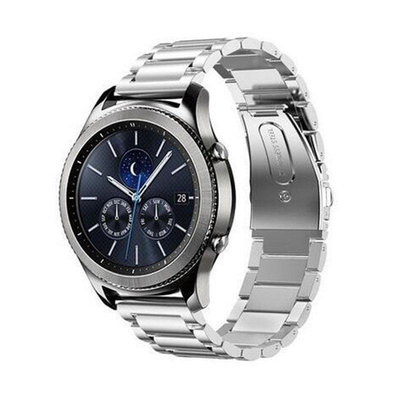 全館免運 小米Haylou RT RS3三株不鏽鋼錶帶 華為watch 3 pro錶帶 華米Amazfit GTR2錶帶