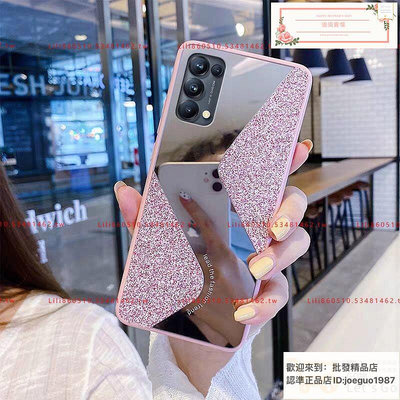 【現貨】OPPO RENO5手機保護殼reno5pro保護殼 軟邊硬殼 女神補妝鏡 全包防摔 防撞 reno5 pro 手機殼