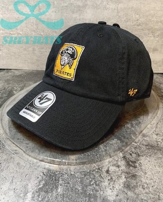 [SREY帽屋]預購＊47 BRAND CLEAN UP MLB 匹茲堡海盜 經典復古LOGO 美國限定 老帽 棒球帽